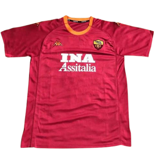 CAMISA VERSÃO RETRÔ ROMA I 2000/01