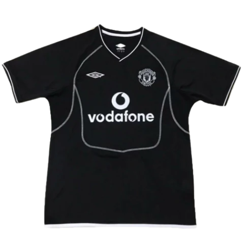 CAMISA VERSÃO RETRÔ MANCHESTER UNITED GOLEIRO 2000/01