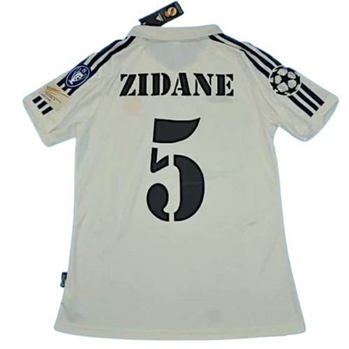 CAMISA VERSÃO RETRÔ REAL MADRID I 2001/02