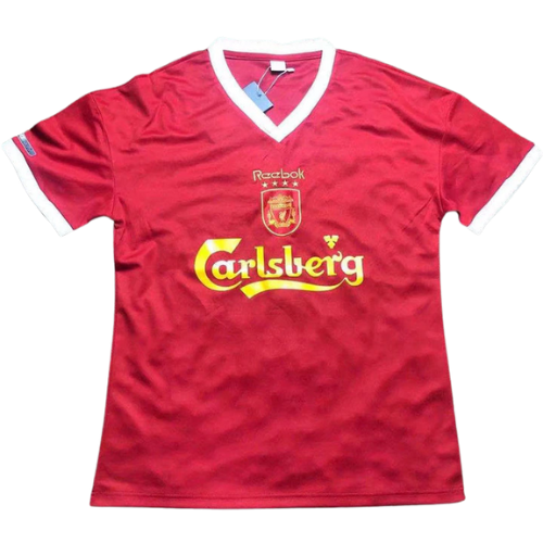 CAMISA VERSÃO RETRÔ LIVERPOOL I 2001/02