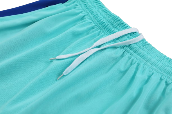 CONJUNTO TREINO BARCELONA REGATA+SHORT - AZUL CLARO 2023/24