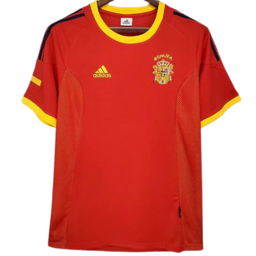 CAMISA VERSÃO RETRÔ ESPANHA I 2002/03