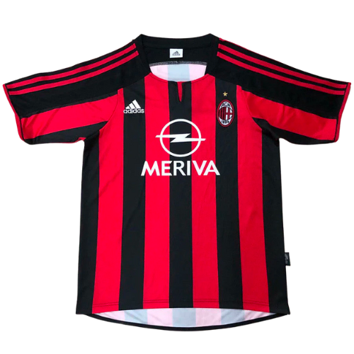 CAMISA VERSÃO RETRÔ MILAN I 2003/04