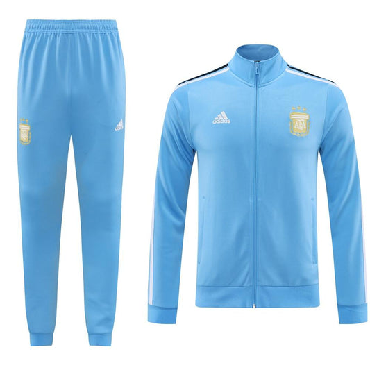 CONJUNTO TREINO ARGENTINA JAQUETA+CALÇA - CELESTE 2024/25