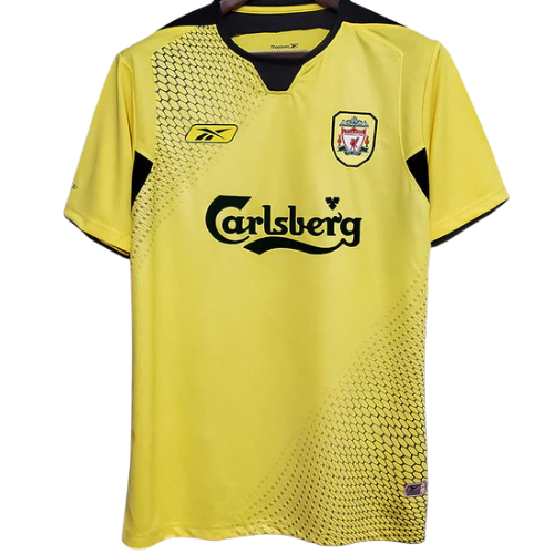 CAMISA VERSÃO RETRÔ LIVERPOOL II AMARELA - 2004/05