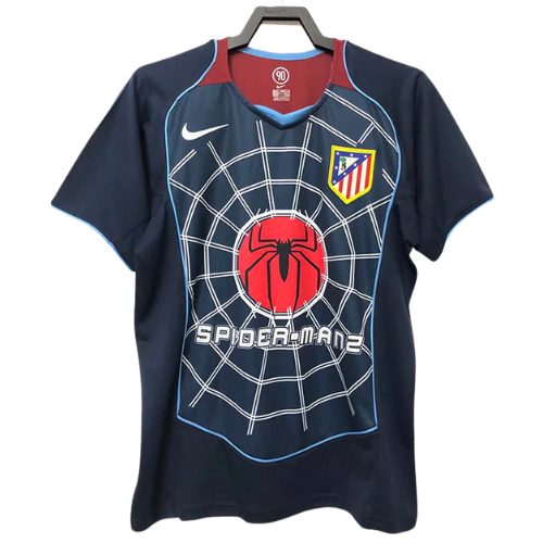 CAMISA VERSÃO RETRÔ ATLETICO MADRID EDIÇÃO ESPECIAL 2004/05