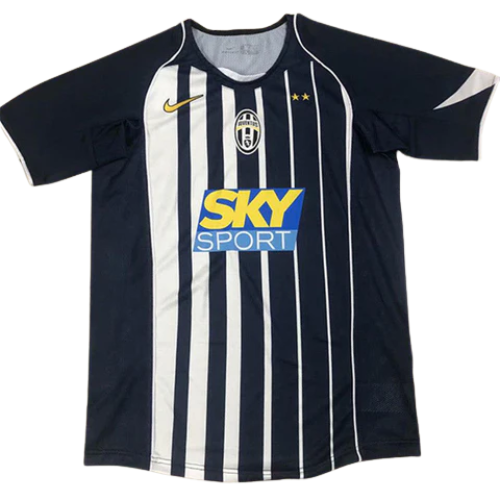 CAMISA VERSÃO RETRÔ JUVENTUS PRETA II 2004/05