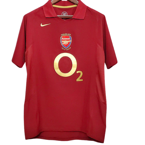 CAMISA ARSENAL RETRÔ VINHO - 2005/2006