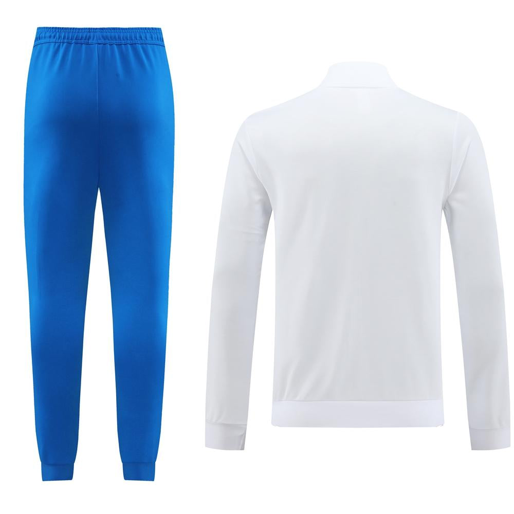 CONJUNTO TREINO ITALIA JAQUETA+CALÇA - BRANCO 2024/25