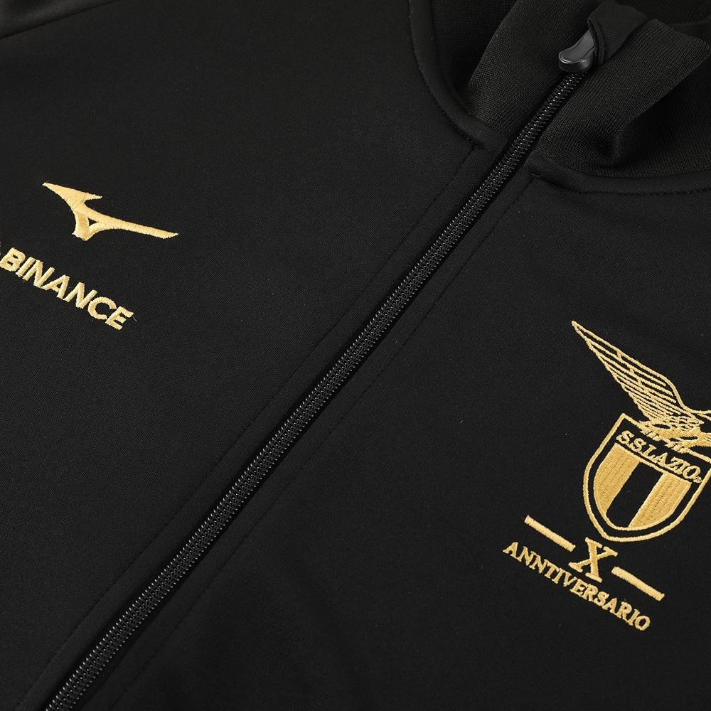CONJUNTO TREINO LAZIO JAQUETA+CALÇA - PRETO 2023/24