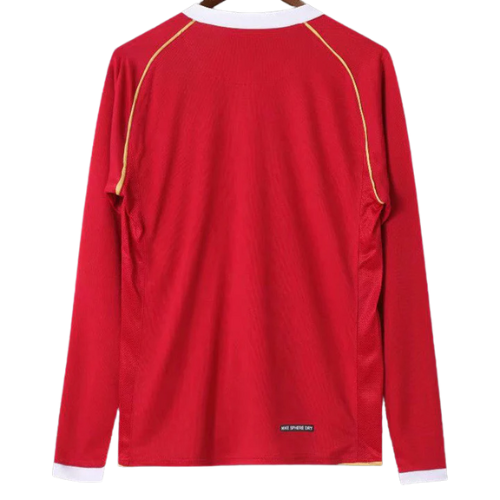 CAMISA MANGA LONGA MANCHESTER UNITED RETRO - 2006/07 - VERMELHO