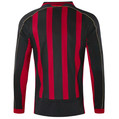 CAMISA MANGA LONGA VERSÃO RETRÔ MILAN I 2006/07