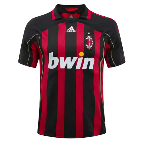 CAMISA VERSÃO RETRÔ MILAN I 2006/07