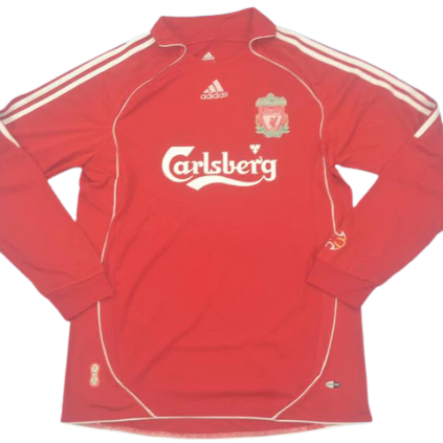 CAMISA MANGA LONGA VERSÃO RETRÔ LIVERPOOL I 2006/07