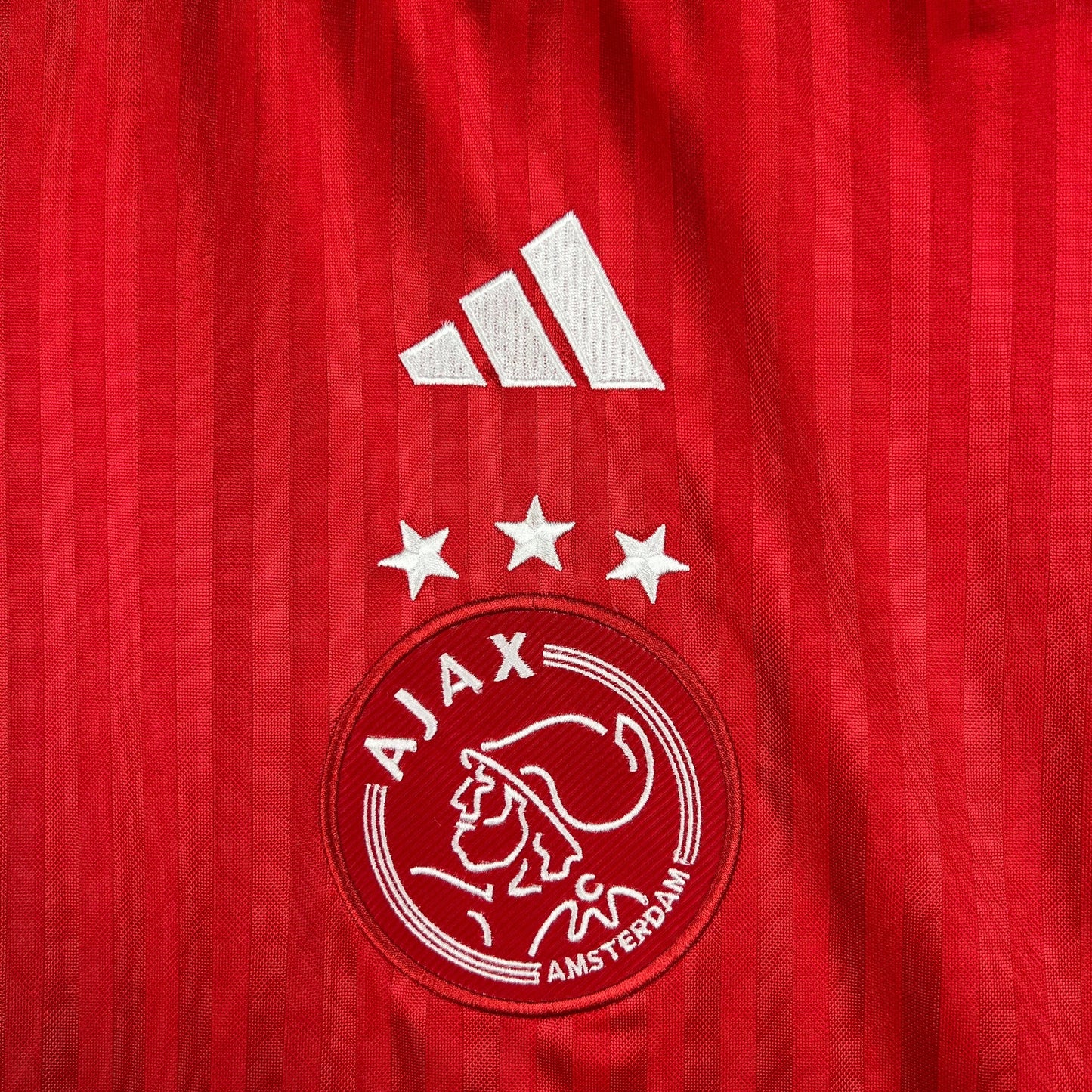 CAMISA AJAX I 2023/24 - BRANCO E VERMELHO