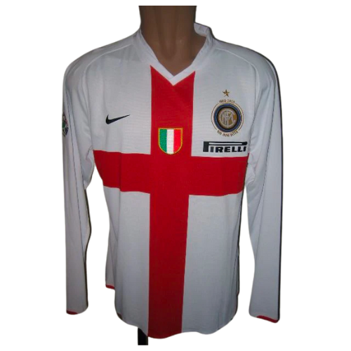 CAMISA MANGA LONGA INTER DE MILÃO RETRÔ II 2007/08