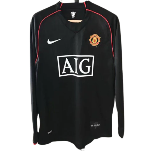CAMISA MANGA LONGA VERSÃO RETRÔ MANCHESTER UNITED II 2007/08