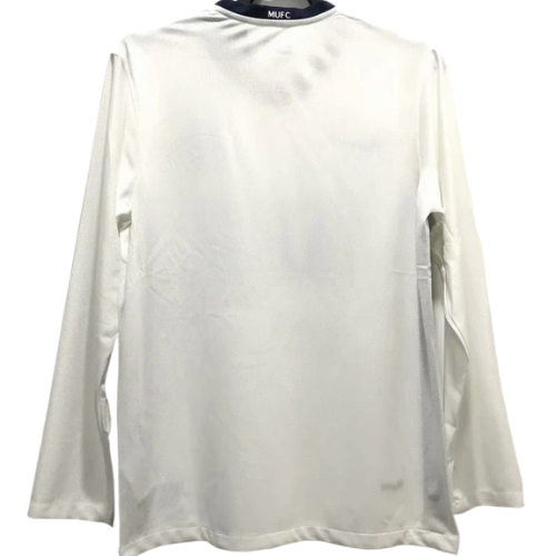 CAMISA MANGA LONGA VERSÃO RETRÔ MANCHESTER UNITED II BRANCA 2008/09