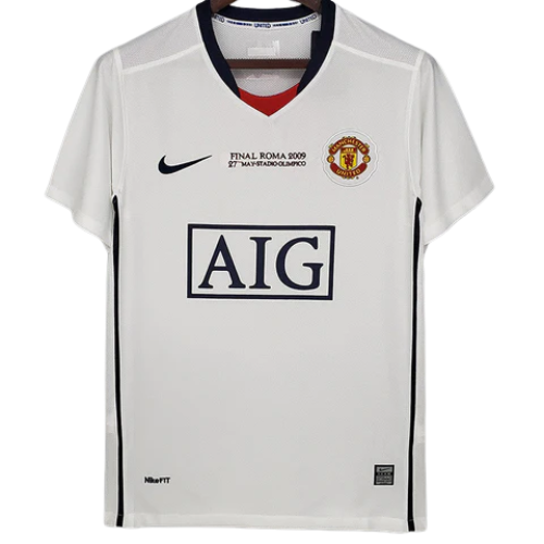 CAMISA VERSÃO RETRÔ MANCHESTER UNITED II 2008/09 EDIÇÃO ESPECIAL FINAL CHAMPIONS LEAGUE