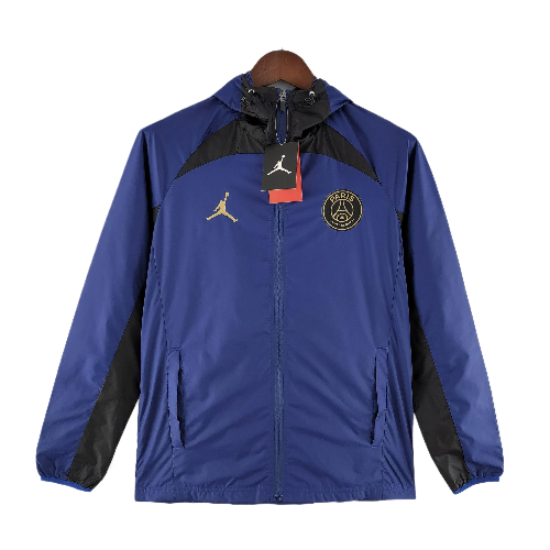 CORTA-VENTO PSG. 2022 - AZUL & PRETO
