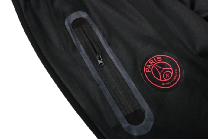 CONJUNTO TREINO COM CAPUZ PSG JAQUETA+CALÇA - VERMELHO 2021/22