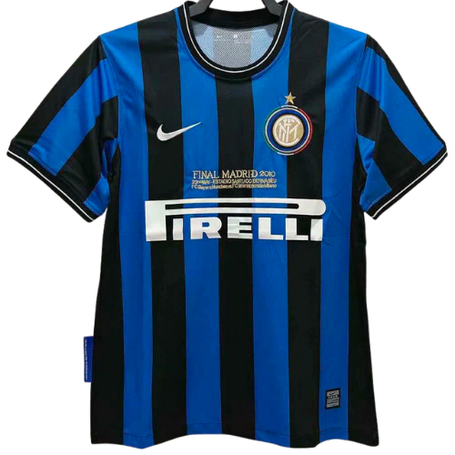 CAMISA VERSÃO RETRÔ INTER DE MILÃO I FINAL MADRID 2009/10