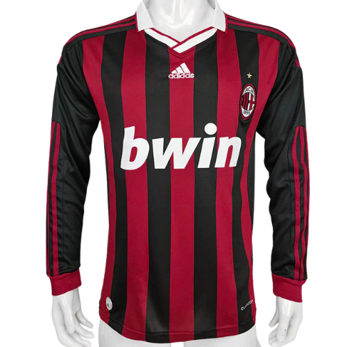 CAMISA MANGA LONGA VERSÃO RETRÔ MILAN I 2009/10