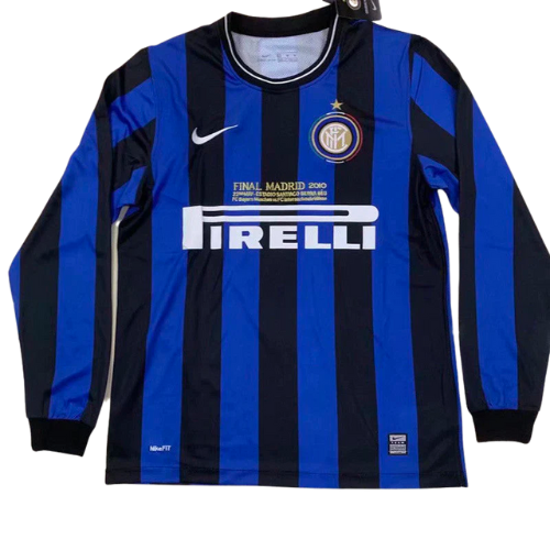CAMISA MANGA LONGA RETRÔ INTER DE MILÃO I 2009