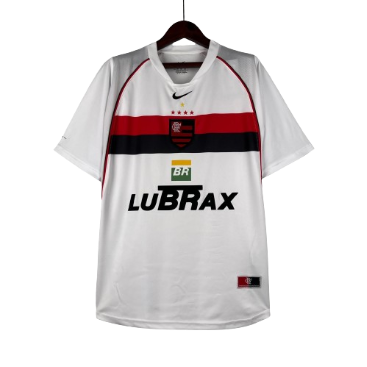 CAMISA FLAMENGO RETRÔ 2002 BRANCA