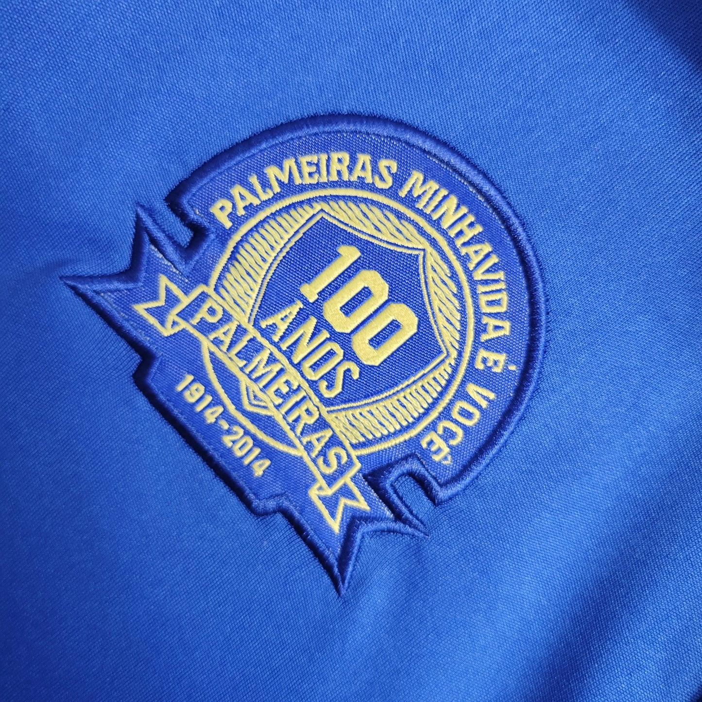 CAMISA PALMEIRAS RETRÔ AZUL 2014/15