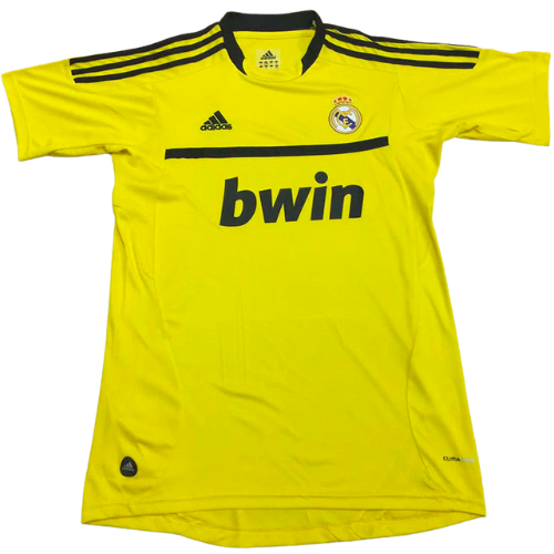 CAMISA RETRÔ GOLEIRO REAL MADRID AMARELO 2011/12