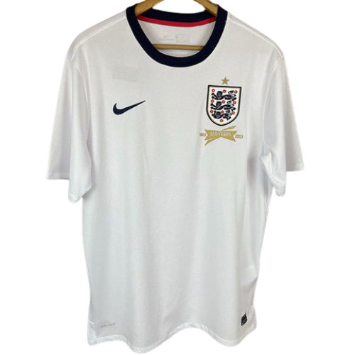 CAMISA RETRÔ 150TH ANIVERSÁRIO INGLATERRA BRANCA 2013/14