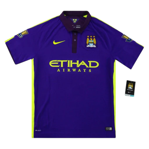 CAMISA VERSÃO RETRÔ MANCHESTER CITY III 2014/15
