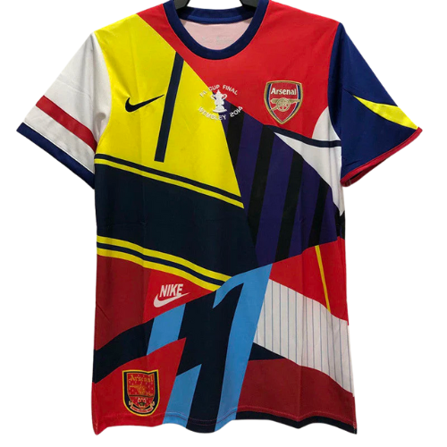 CAMISA VERSÃO RETRÔ ARSENAL FA CUP FINAL 2014/15
