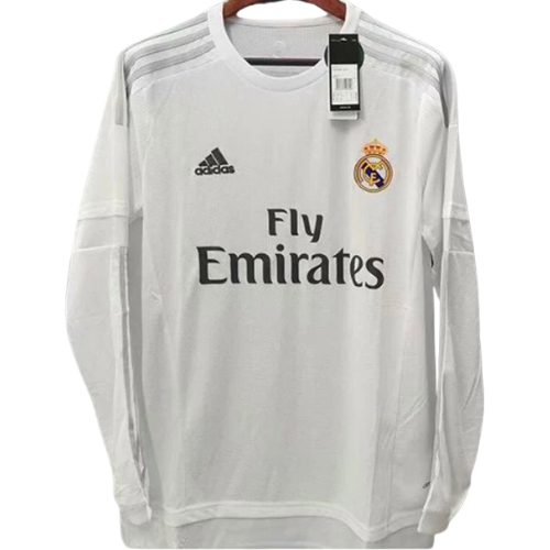 CAMISA VERSÃO RETRÔ MANGA LONGA REAL MADRID I 2015/16