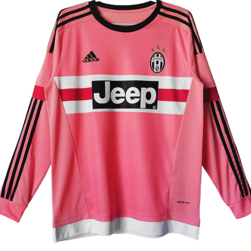 CAMISA MANGA LONGA VERSÃO RETRÔ JUVENTUS II 2015/16