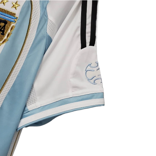 CAMISA SELEÇÃO ARGENTINA RETRÔ 2006 AZUL E BRANCA