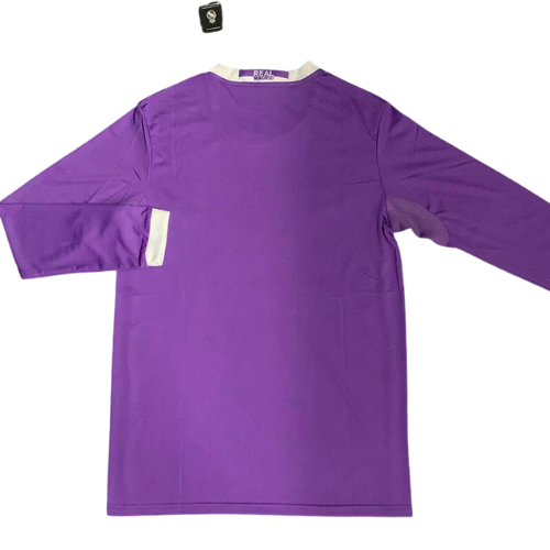 CAMISA RETRÔ MANGA LONGA REAL MADRID II 2016/17 - ROXA