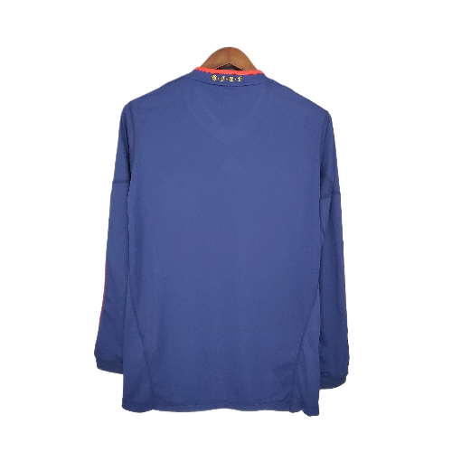 CAMISA MANGA LONGA ESPANHA RETRO II 2010 - AZUL