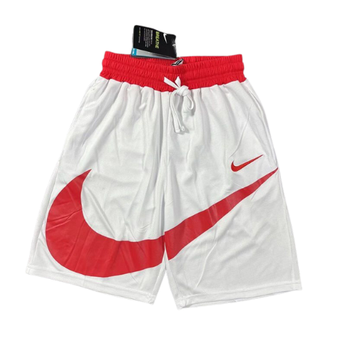 SHORTS NIKE BRANCO/VERMELHO