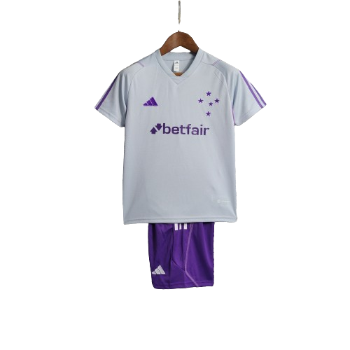 KIT INFANTIL CRUZEIRO II CINZA - 2023/24