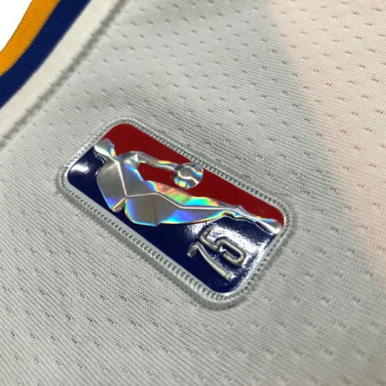 REGATA NBA GOLDEN STATE WARRIORS BRANCA EDIÇÃO 75 ANOS KLAY THOMPSON