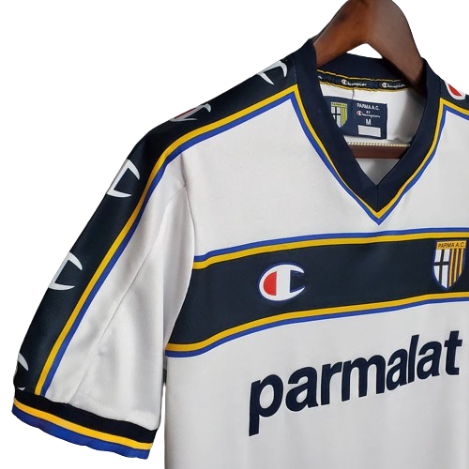 CAMISA PARMA RETRÔ 2002/2003 BRANCA