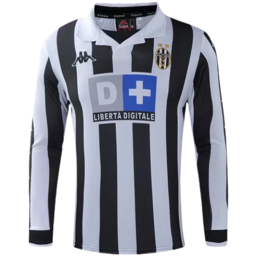 CAMISA MANGA LONGA VERSÃO RETRÔ JUVENTUS I 1999/00