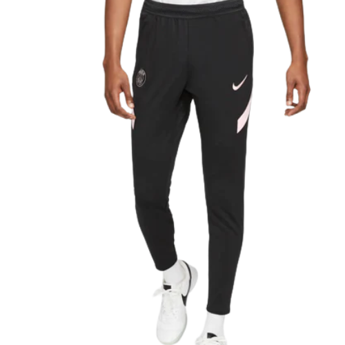 CALÇA MOLETOM TREINO PRETO ROSA PSG 2020/21