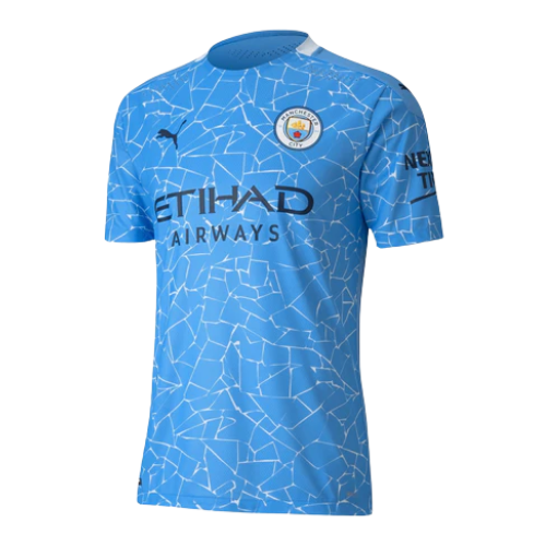 CAMISA VERSÃO RETRÔ MANCHESTER CITY I 2020/21 EDIÇÃO ESPECIAL FINAL CHAMPIONS LEAGUE