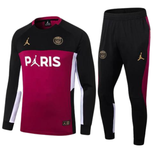 CONJUNTO TREINO PSG JAQUETA+CALÇA - ROUGE 2022/23