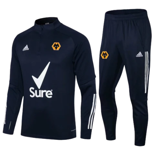 KIT JAQUETA + CALÇA MOLETOM WOLVERHAMPTON 2021/22