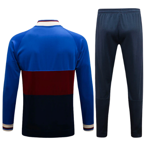 CONJUNTO TREINO BARCELONA JAQUETA+CALÇA - AZUL 2022/23