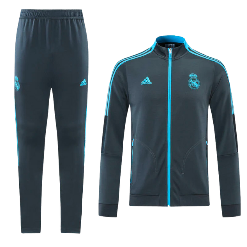 CONJUNTO TREINO REAL MADRID JAQUETA+CALÇA - AZUL 2022/23